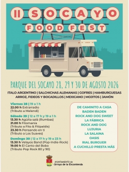 Socayo Food Festival en Arroyo de la Encomienda