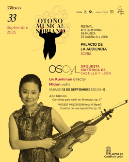 Midori con la OSCyL en el C.C. Palacio de la Audiencia