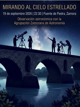 "Mirando al cielo estrellado" en Zamora