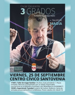 Óscar Escalante presenta "3 Grados" en Santovenia de Pisuerga