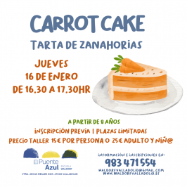 Taller "Carrot Cake" en El Puente Azul