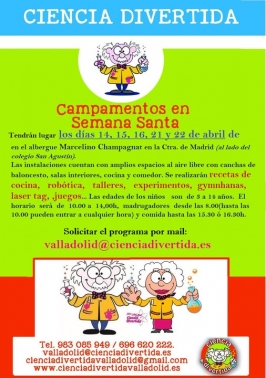 Campamento "Semana Santa con Ciencia Divertida"