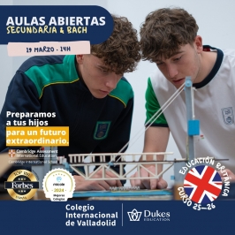 Jornada de Aulas Abiertas Secundaria y Bachillerato