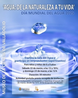 "Agua: de la naturaleza a tu vida" en el Museo de la Ciencia