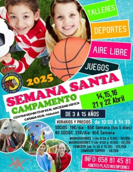 Campamento de Semana Santa en el C.D. Real Sociedad Hípica de Valladolid