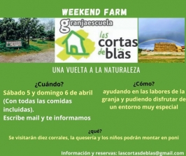 Weekend Farm en Las Cortas de Blas 
