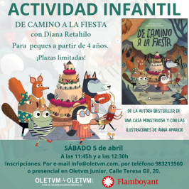 Actividad infantil "De camino a la fiesta" en Oletvm