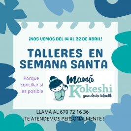 Talleres en Semana Santa en Mamá Kokeshi