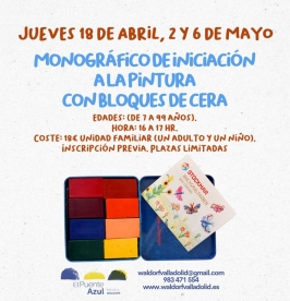 Monográfico de iniciación a la pintura con bloques de cera