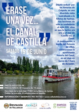 Visita Teatralizada en el Canal de Castilla, Medina de Rioseco