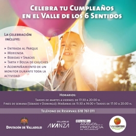 Cumpleaños en el Valle de los 6 Sentidos