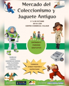 Mercado de Coleccionismo y Juguete Antiguo en Vallsur