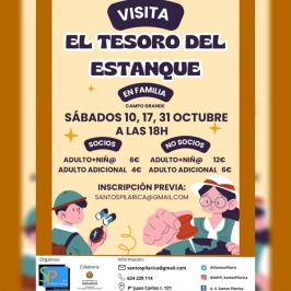 Visita "El tesoro del estanque" en el Campo Grande