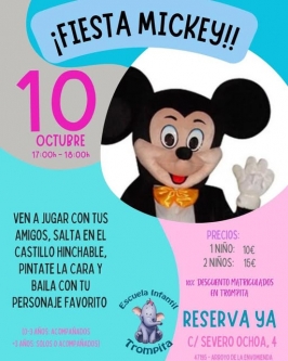 Fiesta Mickey en la Escuela Infantil Trompita