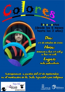 Bebecuentos "Colores" en la Biblioteca Pública de Zamora