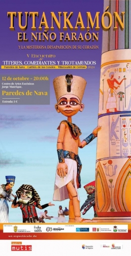 Teatro Mutis presenta "Tutankamón, el niño faraón" en Paredes de Nava
