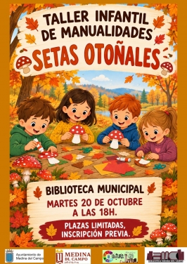 Taller infantil de Manualidades Otoñales en Medina del Campo