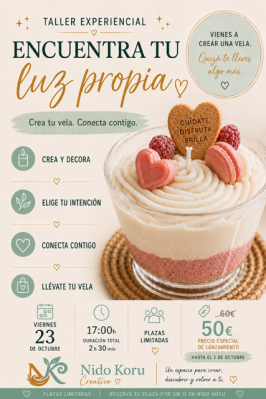Taller experiencial: Encuentra tu luz propia en Nido Koru