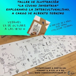 Taller de ilustración "La ciudad imaginada" en Cabezón de Pisuerga