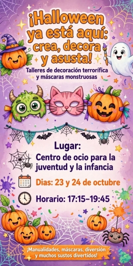 Talleres de Halloween en Villanubla