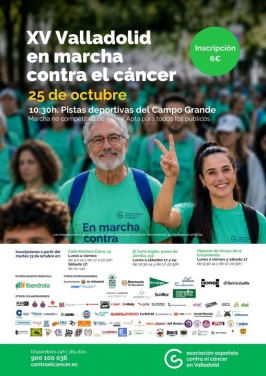 Valladolid en marcha contra el cáncer