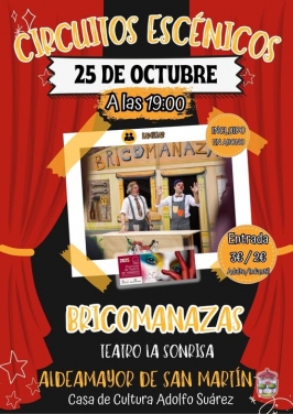 Teatro La Sonrisa presenta “Bricomanazas” 