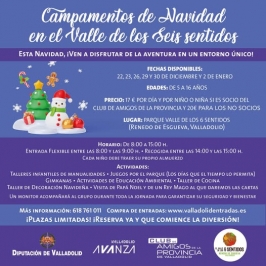 Campamentos de Navidad en el Valle de los 6 Sentidos 