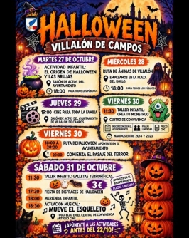 Halloween 2026 en Villalón de Campos