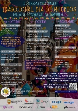 Jornadas Culturales "Día de los Muertos" en el Museo de Burgos