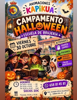 Campamento Halloween en el C.D. Real Sociedad Hípica de Valladolid