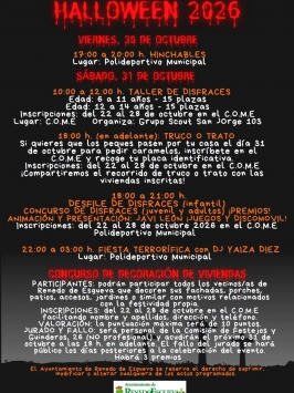Halloween 2026 en Renedo de Esgueva