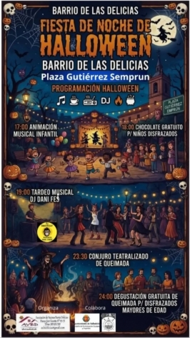 Halloween 2026 en Barrio de las Delicias