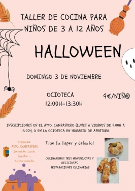 Taller de Halloween en Campaspero