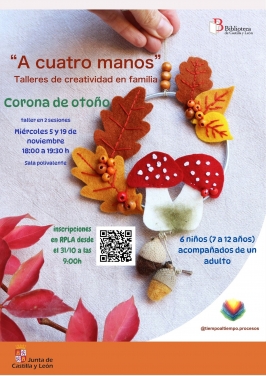 Talleres creativos en familia en la Biblioteca Publica de Castilla y León