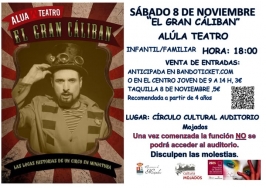 Alúa Teatro presenta “El Gran Cáliban" en Mojados