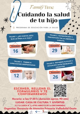 "Cuidando la salud de tu hijo" en Arroyo de la Encomienda
