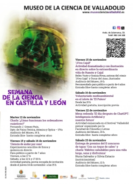 Semana de la Ciencia en el Museo de la Ciencia