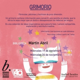 "Grimorio" en la Biblioteca Municipal F.J. Martín Abril