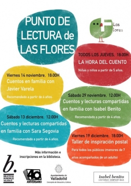 Actividades en el Punto de Lectura de Las Flores