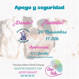 Escuela de Padres "Apego y seguridad"