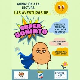 "Las aventuras de Super Boniato" en Villalón de Campos