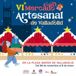 VI Mercado Artesanal Navideño en la Plaza Mayor de Valladolid
