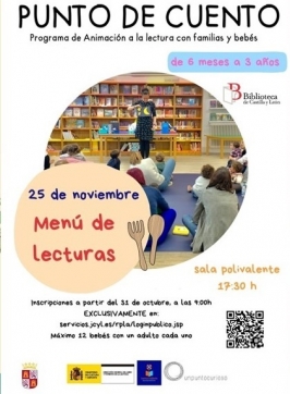 “Punto de cuento” en la Biblioteca Publica de Castilla y León