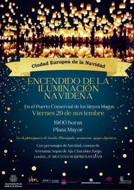 Encendido de la Iluminación Navideña en Medina de Rioseco