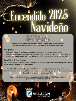 Encendido Navideño en Villalón de Campos