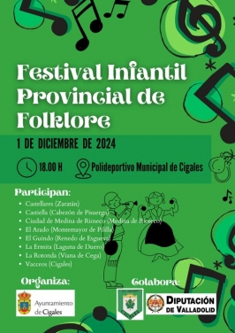 Festival Infantil Provincial de Folklore en Cigales