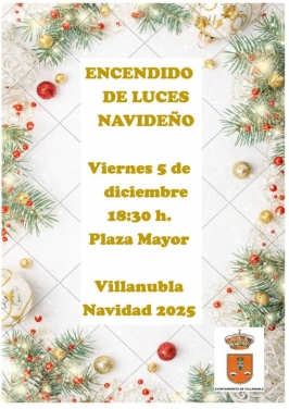 Encendido de luces navideño en Villanubla