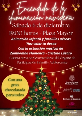 Encendido de la Iluminación Navideña en Medina de Rioseco