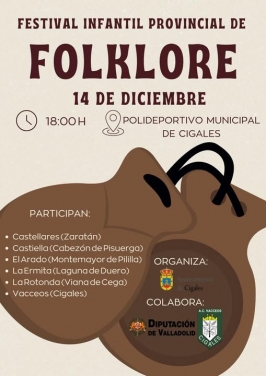 Festival Infantil Provincial de Folklore en Cigales 