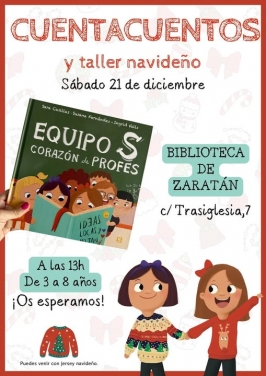 Cuentacuentos y taller navideño en Zaratán